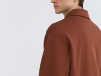 Куртка с воротником поло, Оранжевый