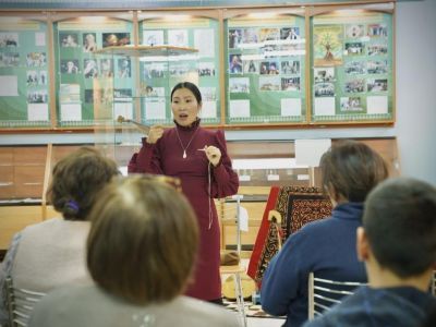 В Якутске проходят мастер-классы по игре на хомусе в рамках игр «Дети Азии»