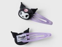 Лиловая заколка для волос с фигуркой Kuromi Глория Джинс