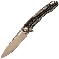 Складной нож Nimo Knives Divinity Tree, сталь M390, рукоять титан/карбон