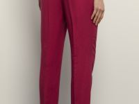 Брюки зауженного кроя с добавлением льна