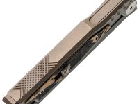 Складной нож Reate EXO-M, сталь Elmax, рукоять черно-зеленая микарта