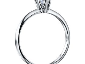 Помолвочное кольцо из серебра э0612кц05091100_white