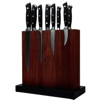 Подставка для ножей магнитная Woodinhome The Wall KS052SWN-ST, американский орех/мрамор