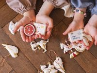 Ёлочная игрушка LUKNO "Петрушка", красный