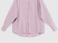 Рубашка прямого кроя с длинным рукавом