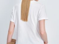 Футболка свободного силуэта с принтом