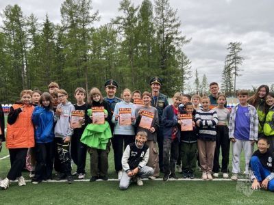 В якутском поселке Арылах прошли соревнования среди школьников по пожарно-прикладному спорту