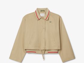 Женская куртка Lacoste из хлопка