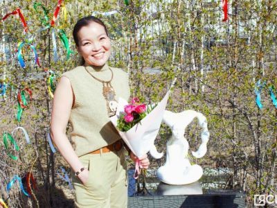 Выставка на открытом воздухе об образе женщины открылась в Якутске