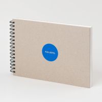 Скетчбук FALAFEL BOOKS А4 S4 Grey Aquar.