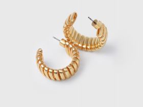 Серьги-кольца, Золотой