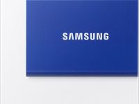 Внешний накопитель Samsung SSD USB 3.2 T7 1 ТБ синий