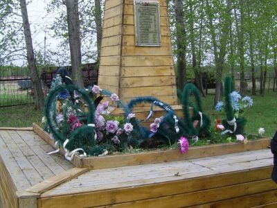 Могила партизан отряда П.К. Лубкова