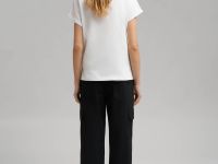 Футболка из хлопкового джерси свободного кроя