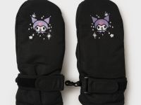 Варежки текстильные для девочек