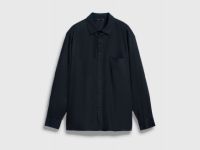 Рубашка из поплина, Черный