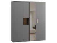 Шкаф-купе Бладвен 3-180x210 Графитовый