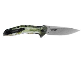 Полуавтоматический складной нож Kershaw Shoreline Bass, сталь 8Cr13MoV, рукоять алюминий
