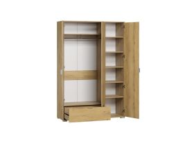 Распашной шкаф Стелла 3.1-140x210 Дуб Золотистый