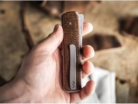 Складной нож Boker Sanjo, сталь VG-10, рукоять микарта, коричневый