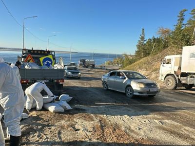 В Нижнем Бестяхе открыли проезд к паромной переправе после ДТП
