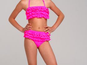 Купальный костюм трикотажный для девочек