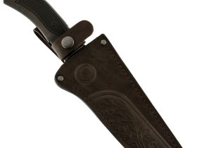 Нож выживания Тайфун, сталь У8, тактический нож, рукоять эластрон