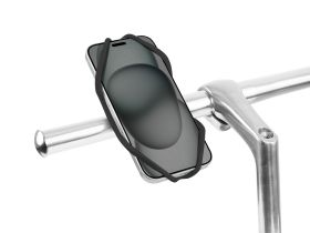 Универсальный держатель смартфона на руль Bone Bike Tie 5 4.7"-7.2" (черный)