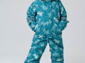 Комбинезон текстильный с полиуретановым покрытием для девочек