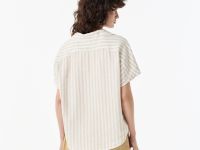 Женская рубашка Lacoste из смеси льна