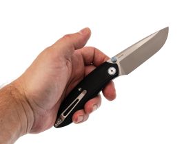 Складной нож Remette Wild Species, сталь 14C28N, рукоять G10, черный