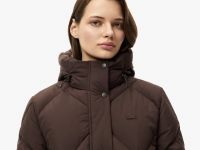 Женская парка Lacoste с капюшоном