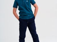 Сорочка трикотажная с воротником поло для мальчиков