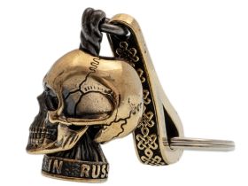 Брелок Череп, бронза