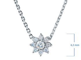 Колье из серебра э0612кл04190400