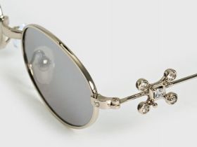 Солнцезащитные очки для девочек, Серебряный