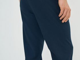 Брюки c микрорисунком, Синий