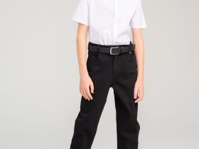 Брюки текстильные для мальчиков (regular fit)