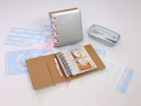 Альбом для фото и выкрасок Languo, 16х14,5х4,5 см, серебро