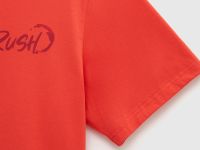 Футболка прямого силуэта с принтом