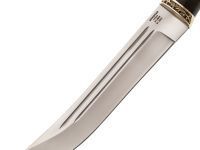 Нож Засапожный, сталь Х12МФ, рукоять граб, мельхиор