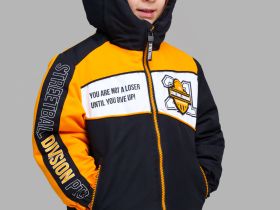 Куртка текстильная с полиуретановым покрытием для мальчиков