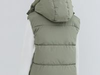 Жилетка с капюшоном, Желтый