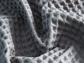 Полотенце вафельное Francesca, серое