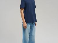 Свободная футболка comfort fit из хлопкового джерси