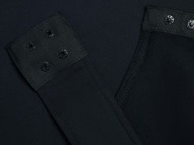 Боди с длинным рукавом, Черный