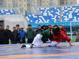 В Якутске стартовали соревнования по борьбе корэш и мас-рестлингу в рамках федерального Сабантуя