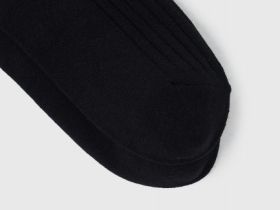 Носки в рубчик, Черный