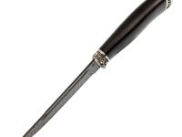 Нож Якут, сталь дамаск, рукоять граб